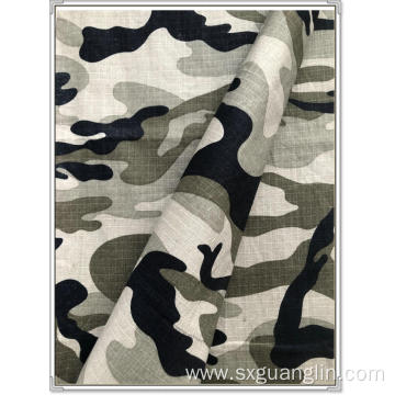 Cotton Spandex Ripstop Print Fabric